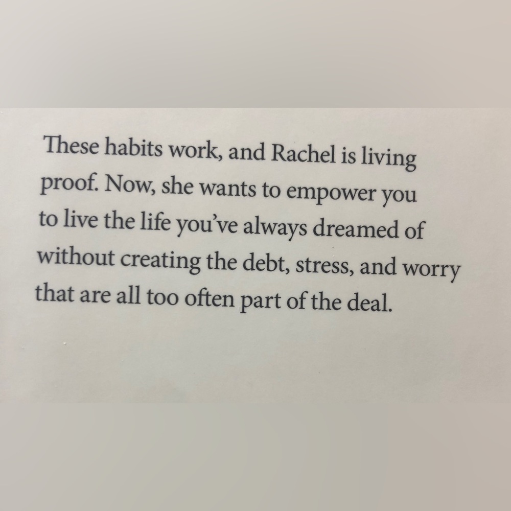 🛍️BUNDLE/BUY NOW🛍️Rachel Cruze Foreword  Dave Ramsey LOVE YOUR LIFE NOT THEIRS - Picture 4 of 4